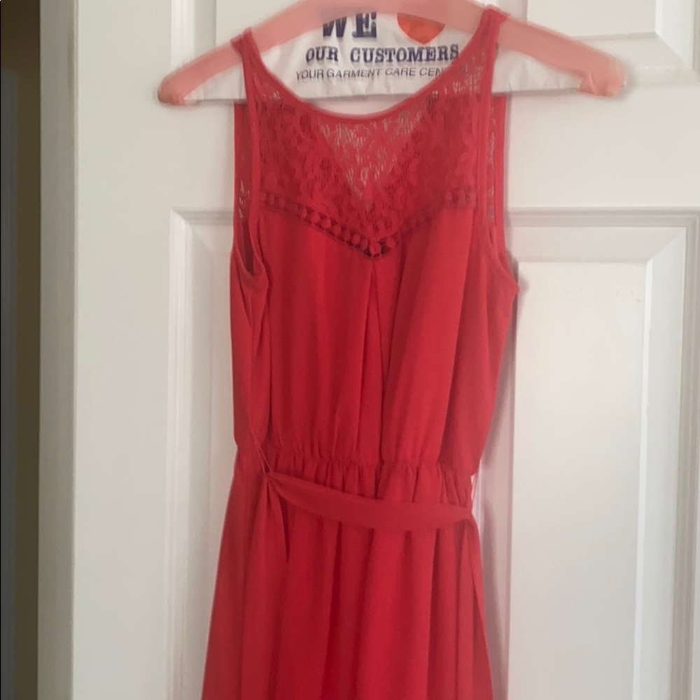Small red dress